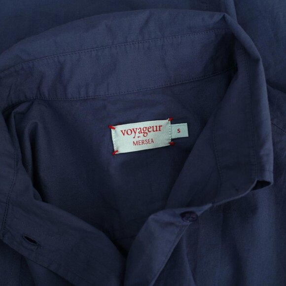 Voyageur By Mersea Brontë Relaxed Button Up Shirt Tunic Top Cotton S NEW - Picture 9 of 9